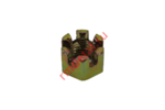 Гайка корончатая M10x1.25 04712100022