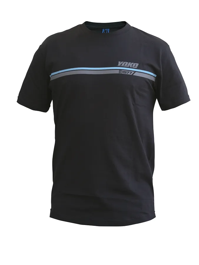 Футболка YOKO T-SHIRT BARS LOGO, черный